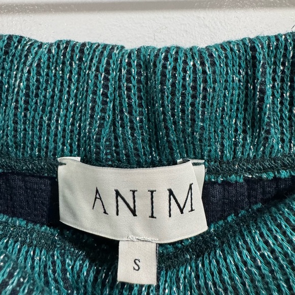 Anim Women Wide Leg Pant Turquoise Size Small - Picture 4 of 8